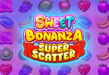Автомат Sweet Bonanza Super Scatter в казино Бриликс